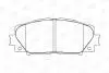 572578CH Колодки гальмівні дискові передні TOYOTA ALLION II (_T26_) 07-, PREMIO (_T26_) CHAMPION підбір по vin на Brocar