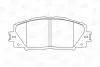 572631CH Колодки гальмівні дискові передні LEXUS CT (ZWA10_) 10-|TOYOTA PRIUS (_W3_) 08 CHAMPION підбір по vin на Brocar