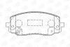 572526CH Колодки тормозные дисковые передние HYUNDAI i10 I (PA) 07-|KIA PICANTO I (SA) 04 CHAMPION підбір по vin на Brocar