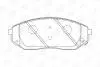 572511CH Колодки гальмівні дискові передні KIA SORENTO I (JC) 02-11|MAZDA 626 II (GC) 8 CHAMPION підбір по vin на Brocar