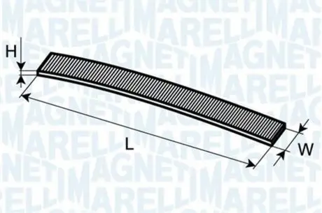 BCF208 MARELLI BMW Фильтр возд. салона 1-serie (E87) 04-, 3-serie(E90)-5 MAGNETI MARELLI підбір по vin на Brocar