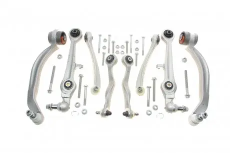 13AU0400 Комплект рычагов подвески (передней) Audi A4/VW Passat 95-05 (с болтами) ASMETAL підбір по vin на Brocar