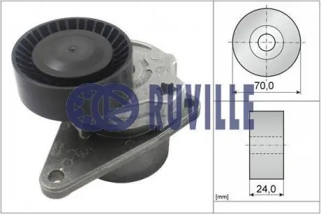 55545 Ролик генератора натяжной 2.5DCI rn Renault Master II 98-10 RUVILLE подбор по vin на Brocar
