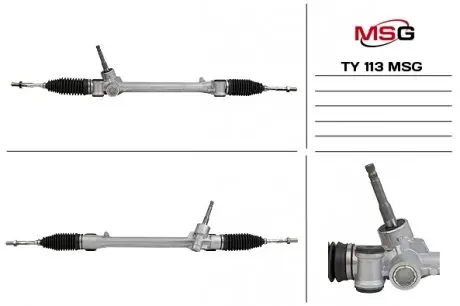 TY113 Рулевая рейка без ГУР Toyota Vios/Yaris, Toyota Yaris/Vitz MSG подбор по vin на Brocar