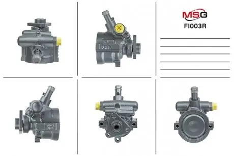 FI003R Насос ГПК відновлений Fiat Ducato 94-02, Alfa Romeo 145 96-01, Lancia Dedra 89-99 MSG підбір по vin на Brocar