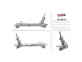 VO215R Рульова рейка з ГУР Volvo C30, Volvo S40, Volvo V50 MSG підбір по vin на Brocar