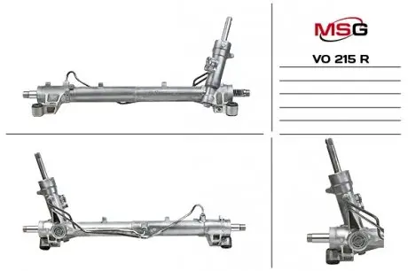 VO215R Рульова рейка з ГУР Volvo C30, Volvo S40, Volvo V50 MSG підбір по vin на Brocar