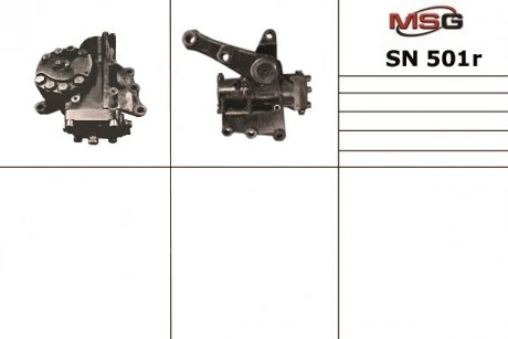 SN501R Рульовий редуктор з ГУР Scania P,G,R,T, Scania 4 MSG підбір по vin на Brocar