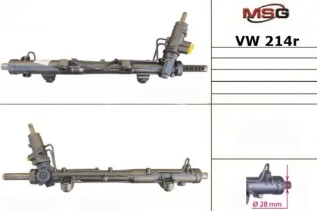 VW214R Рульова рейка з ГУР Vw Multivan, Vw Transporter MSG підбір по vin на Brocar