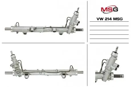 VW214 Рулевая рейка с ГУР Vw Multivan, Vw Transporter MSG підбір по vin на Brocar