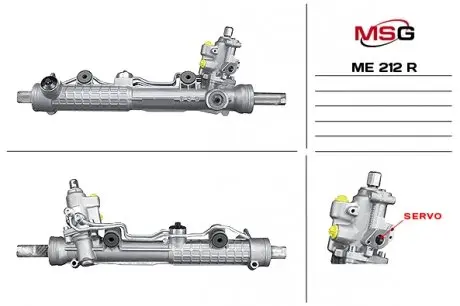 ME212R Рульова рейка з ГУР Mercedes-Benz S-Class MSG підбір по vin на Brocar