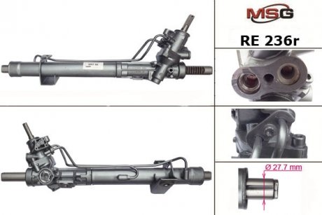 RE236R Рулевая рейка с ГУР Renault Laguna MSG підбір по vin на Brocar