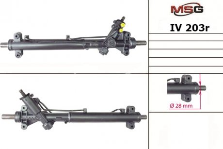 IV203R Рульова рейка із ГУР Iveco Daily MSG підбір по vin на Brocar