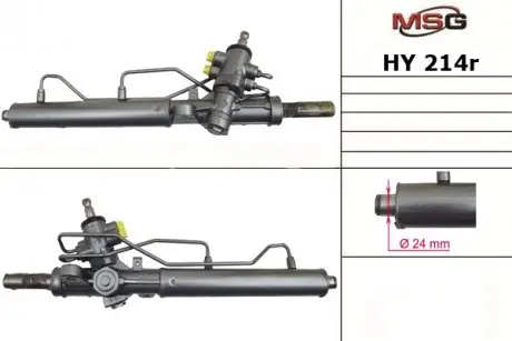 HY214R Рульова рейка з ГУР Hyundai Getz MSG підбір по vin на Brocar