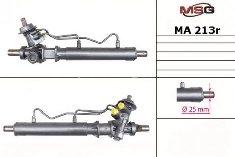 MA213R Рульова рейка з ГУР Mazda Mx-3 MSG підбір по vin на Brocar