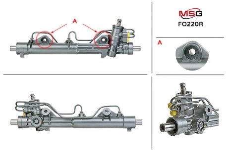 FO220R Рулевая рейка с ГУР Ford Ka MSG підбір по vin на Brocar