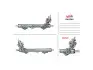 BW226R Рульова рейка з ГУР Bmw 5 MSG підбір по vin на Brocar