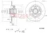 Диск тормозной (задний) Renault Megane III 08- (260x8) (+ABS) (с подшипником) (с покр.) (полный) 6110948