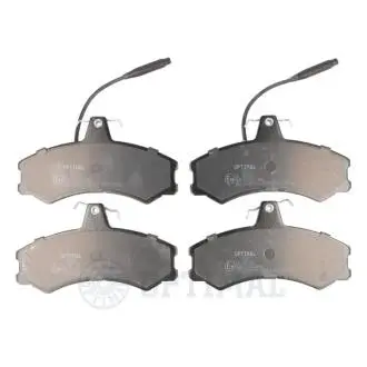 BP09333 Колодки тормозные (передние) Fiat Ducato 82-94/Peugeot J5 81-94/Citroen C25 81-94 (с датчиками) OPTIMAL подбор по vin на Brocar