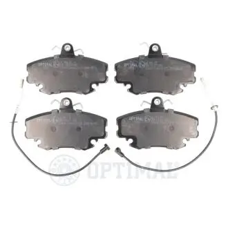 BP09870 Колодки тормозные (передние) Renault Megane 96-03/Clio 90-/Logan/Dacia Sandero 08- (+датчики) OPTIMAL подбор по vin на Brocar