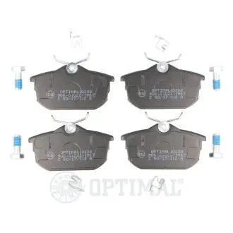 BP10208 Колодки тормозные (задние) Mitsubishi Carisma/Colt/Space Star/Volvo S40 95-12 (с датчиками) OPTIMAL подбор по vin на Brocar