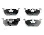 500938 Колодки гальмівні (передні) Ауді A3/Seat Leon/Skoda Octavia IV/V/VW Golf VII 12- (+датчик) JAPKO підбір по vin на Brocar