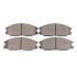BP12084 Колодки тормозные (передние) Hyundai Santa Fe/Trajet 00-12/Ssangyong Actyon/Kyron 05-/Rexton 02- OPTIMAL підбір по vin на Brocar