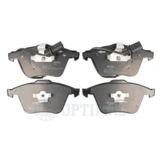 BP12272 Колодки гальмівні (передні) Audi A4 03-09/A6/A8 03-11/Seat Exeo 08-13 (+датчики)) OPTIMAL підбір по vin на Brocar