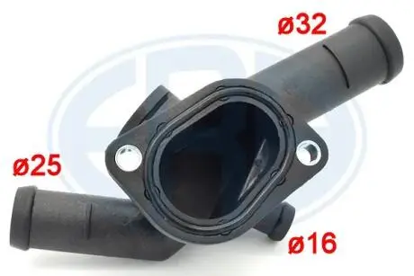 354007 Фланець системи охолодження Audi A3/Fabia/Skoda Octavia/VW Bora/Golf/T5 1.6/2.0/2.0 95-15 ERA підбір по vin на Brocar
