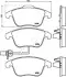 500915 Колодки гальмівні (передні) Audi A4 07-18/Audi A5 07-/Audi Q5 12-17 (+датчик) JAPKO підбір по vin на Brocar