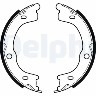 LS2048 Комплект тормозных колодок, стояночная тормозная система DELPHI подбор по vin на Brocar