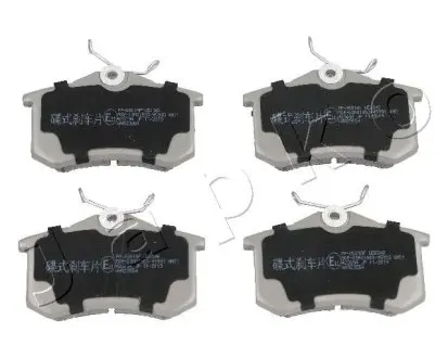 510901 Колодки тормозные (задние) VW Caddy 04-15/Citroen Berlingo 96-11 (87x52.9x16.8) JAPKO підбір по vin на Brocar