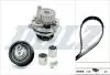 KD166 Комплект ГРМ + помпа Audi A3/Skoda Octavia/VW Golf 2.0FSI 04-10 (148x23) (PA904) DOLZ підбір по vin на Brocar