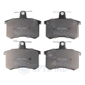 BP09272 Колодки тормозные (задние) Audi 80 91-95/90 87-/100 70-/Fiat Croma 85-96 OPTIMAL подбор по vin на Brocar