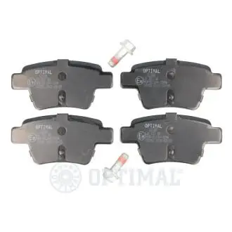 BP12388 Колодки тормозные (задние) Citroen C4 04-11/Peugeot 207 06-13/307 00-12 OPTIMAL подбор по vin на Brocar