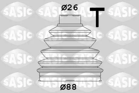 1906074 Пильовик привідного валу SASIC 1906074 ZEW AUDI A1 1.0TFSI-1.6TDI 14- SASIC підбір по vin на Brocar
