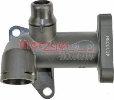 4010036 Фланець системи охолодження Audi A6/VW Passat/Skoda Superb 1.8T 95-08 METZGER підбір по vin на Brocar