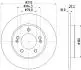 Диск тормозной (задний) Hyundai i30/Kia Ceed/Proceed 17- (272x10) PRO 8DD355126501