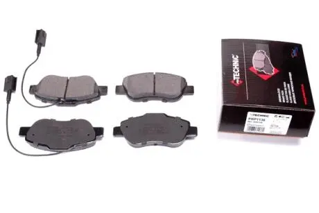 PRP1136 Комплект гальмівних колодок, дискове гальмо PROTECHNIC підбір по vin на Brocar
