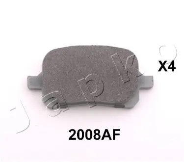 502008 Комплект гальмівних колодок, дискове гальмо JAPKO підбір по vin на Brocar