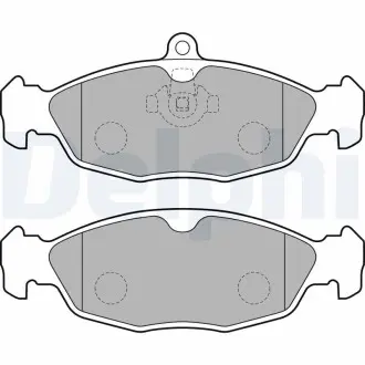 LP1755 Комплект тормозных колодок, дисковый тормоз DELPHI подбор по vin на Brocar