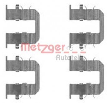 1091746 Комплектующие, колодки дискового тормоза METZGER підбір по vin на Brocar
