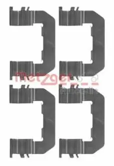 1091719 Комплектуючі, колодки дискового гальма METZGER підбір по vin на Brocar