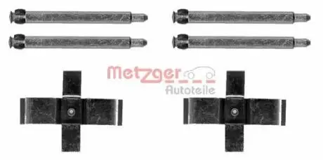 1091713 Комплектующие, колодки дискового тормоза METZGER подбор по vin на Brocar