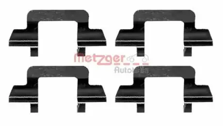1091243 Комплектующие, колодки дискового тормоза METZGER підбір по vin на Brocar