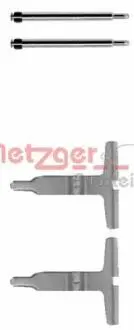 1091217 Комплектующие, колодки дискового тормоза METZGER підбір по vin на Brocar