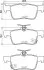 8DB355025251 Колодки тормозные (задние) Honda Civic 1.0-2.0 16V 11- HELLA підбір по vin на Brocar