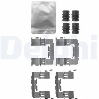 LX0645 Комплектуючі, колодки дискового гальма DELPHI підбір по vin на Brocar