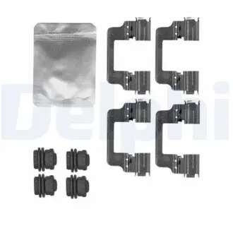 LX0591 Комплектующие, колодки дискового тормоза DELPHI подбор по vin на Brocar