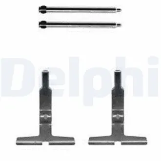 LX0570 Комплектующие, колодки дискового тормоза DELPHI підбір по vin на Brocar